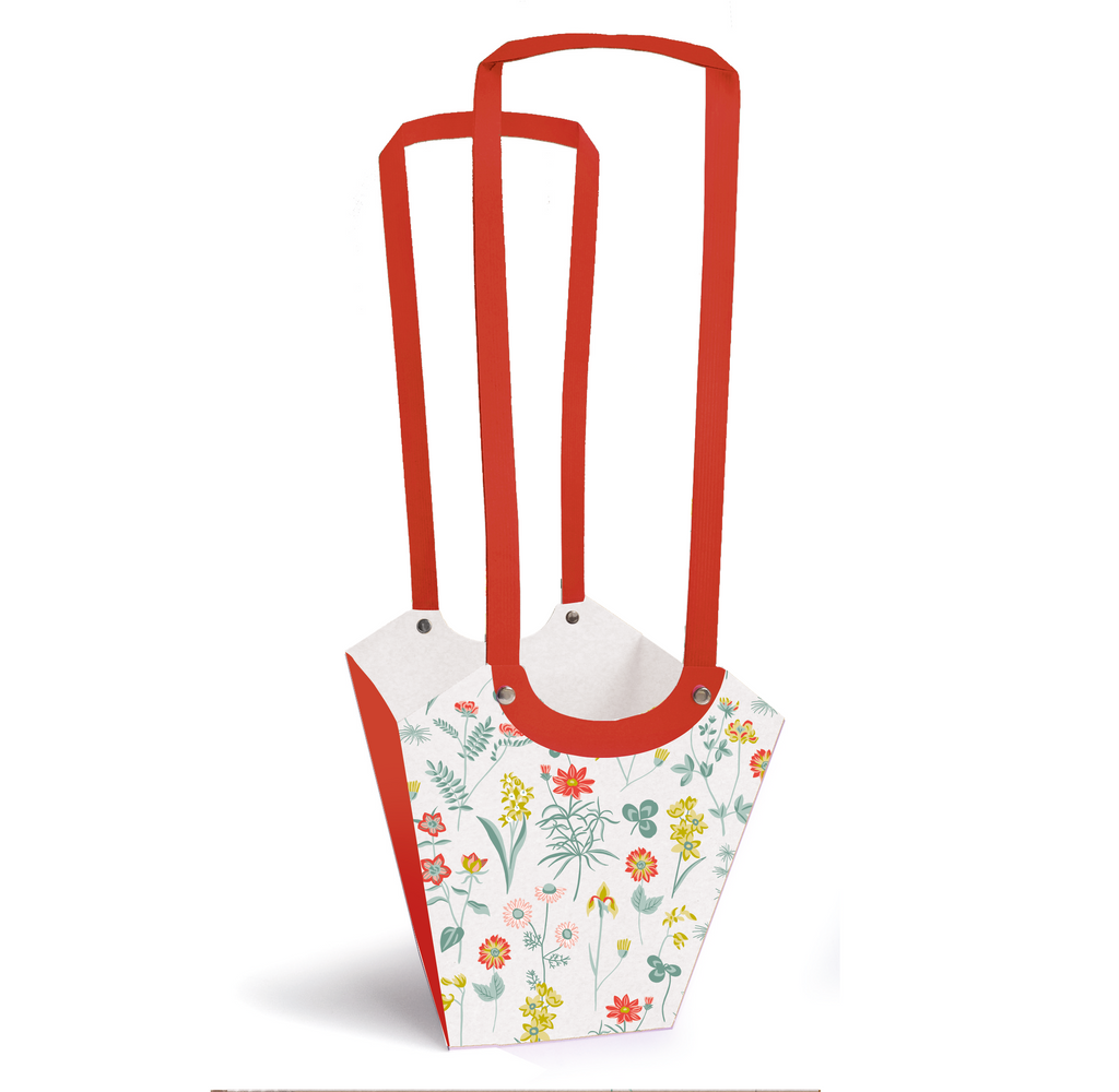 Sac Aqua Ysée en carton avec longues poignées plates papiers