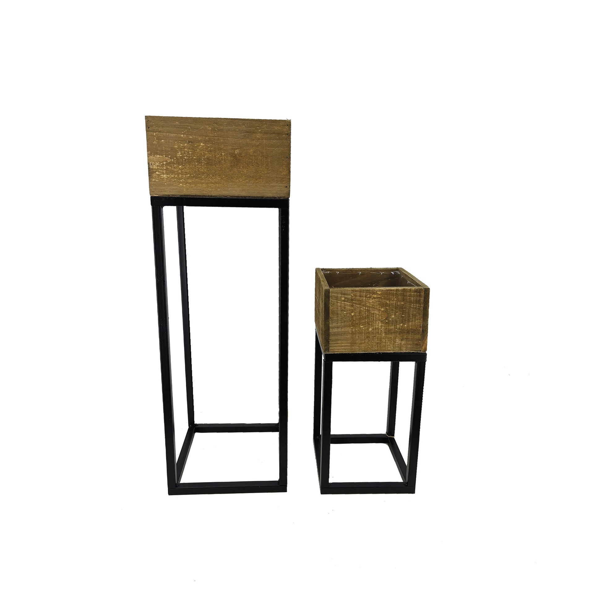 Porte-Plante Noir et Blanc