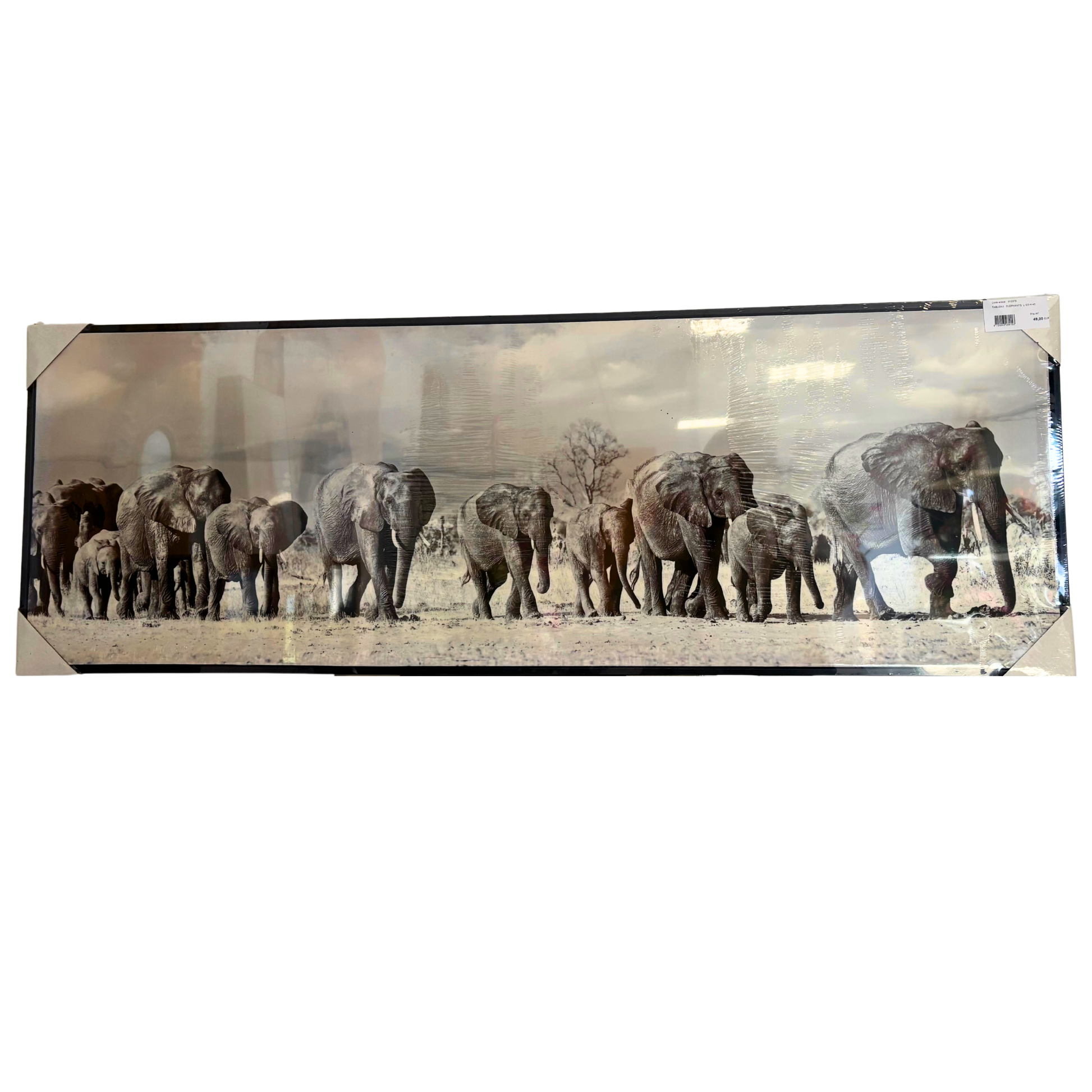 Tableau Éléphants 