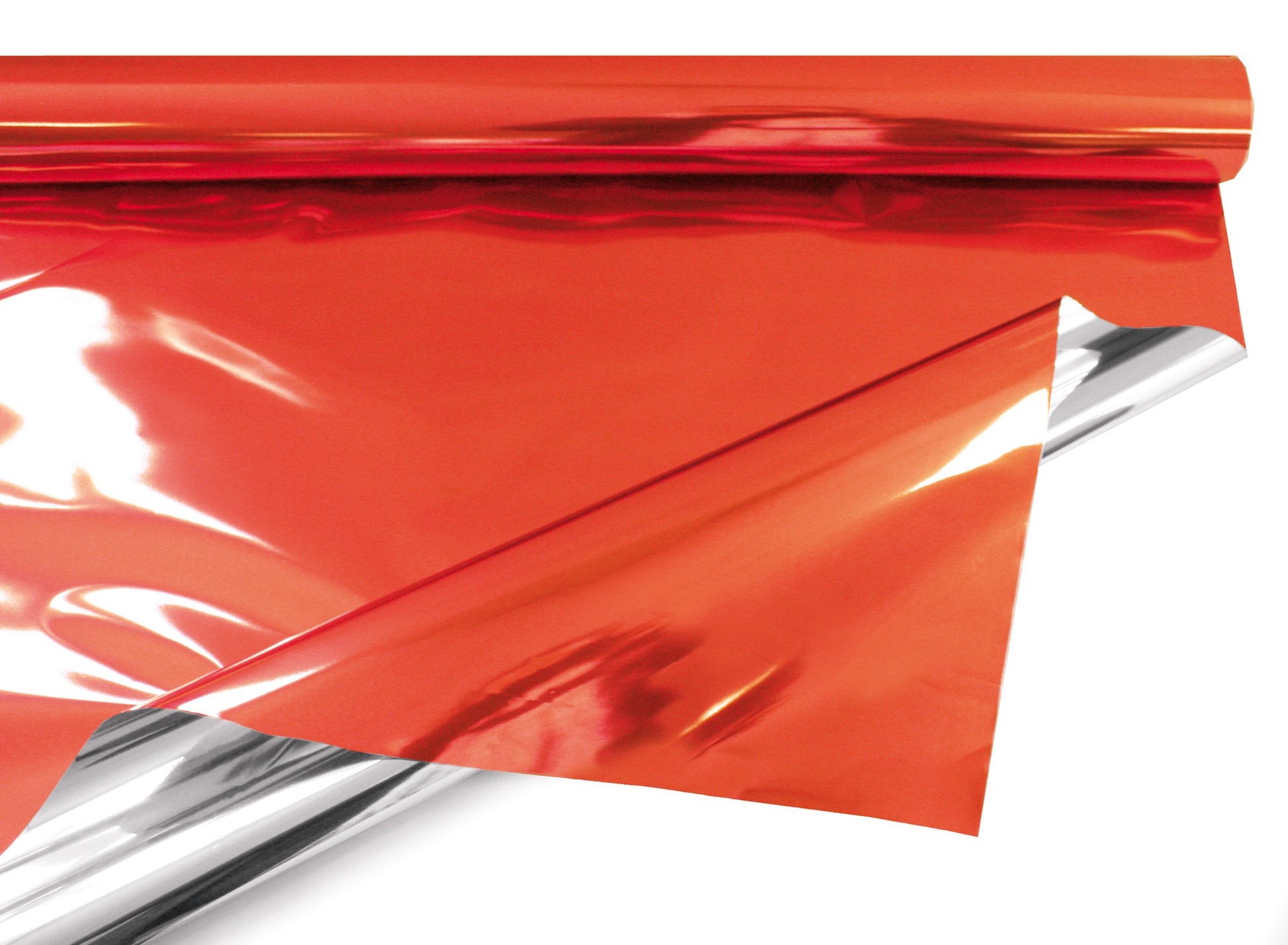 Film métal rouge/argent