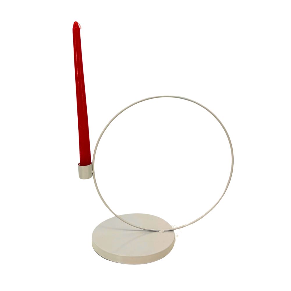 Candel Holder Blanc