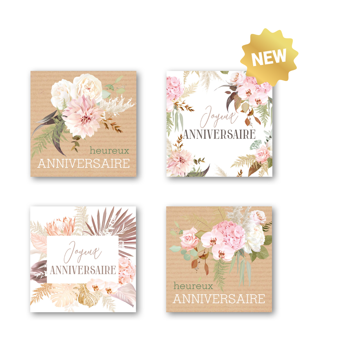 Etiquettes "Joyeux anniversaire"