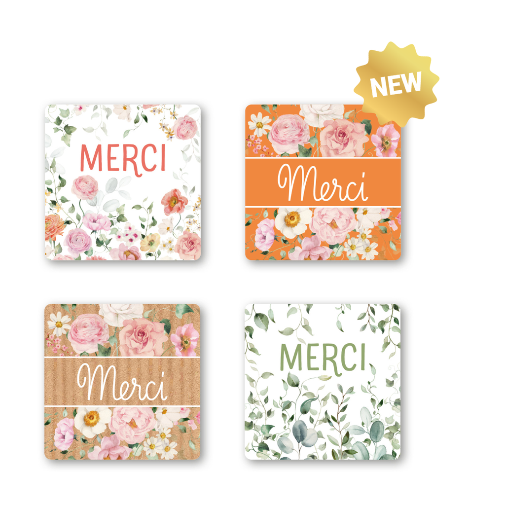 Etiquettes "Merci"