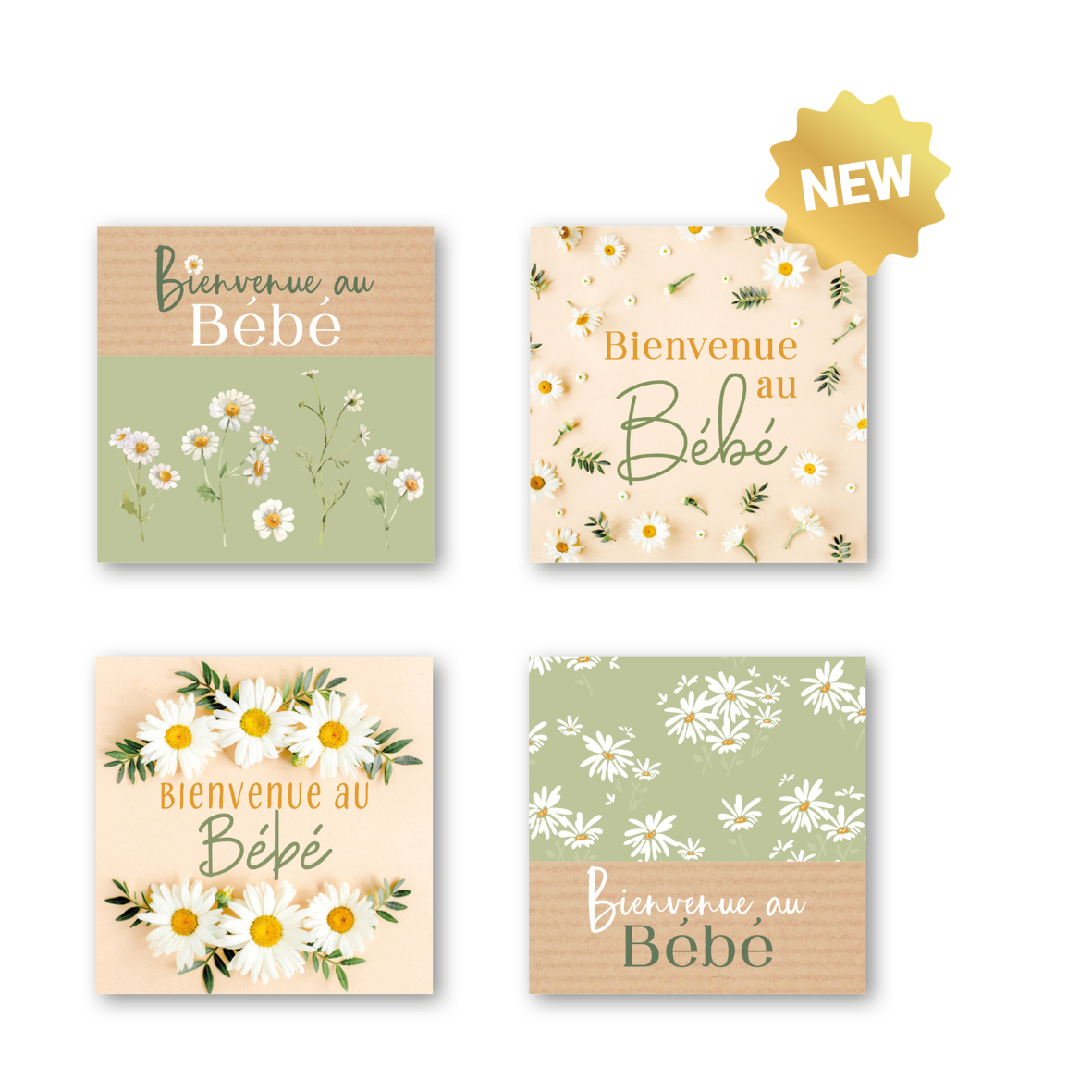 Etiquettes "Bienvenue au bébé"