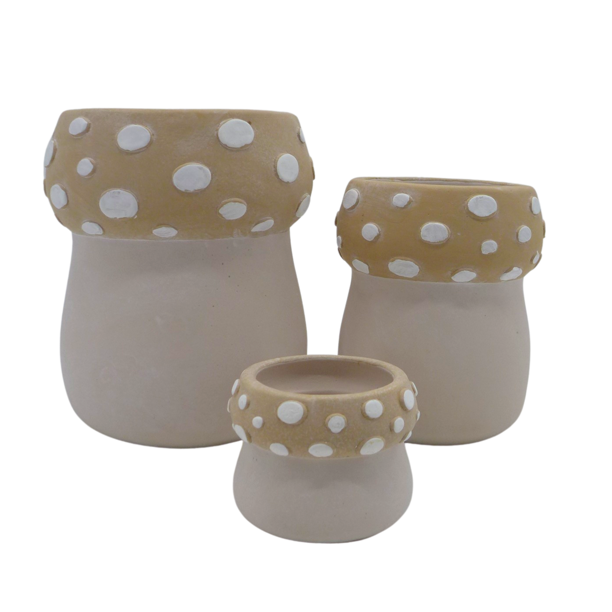 Cache-pots Champignons