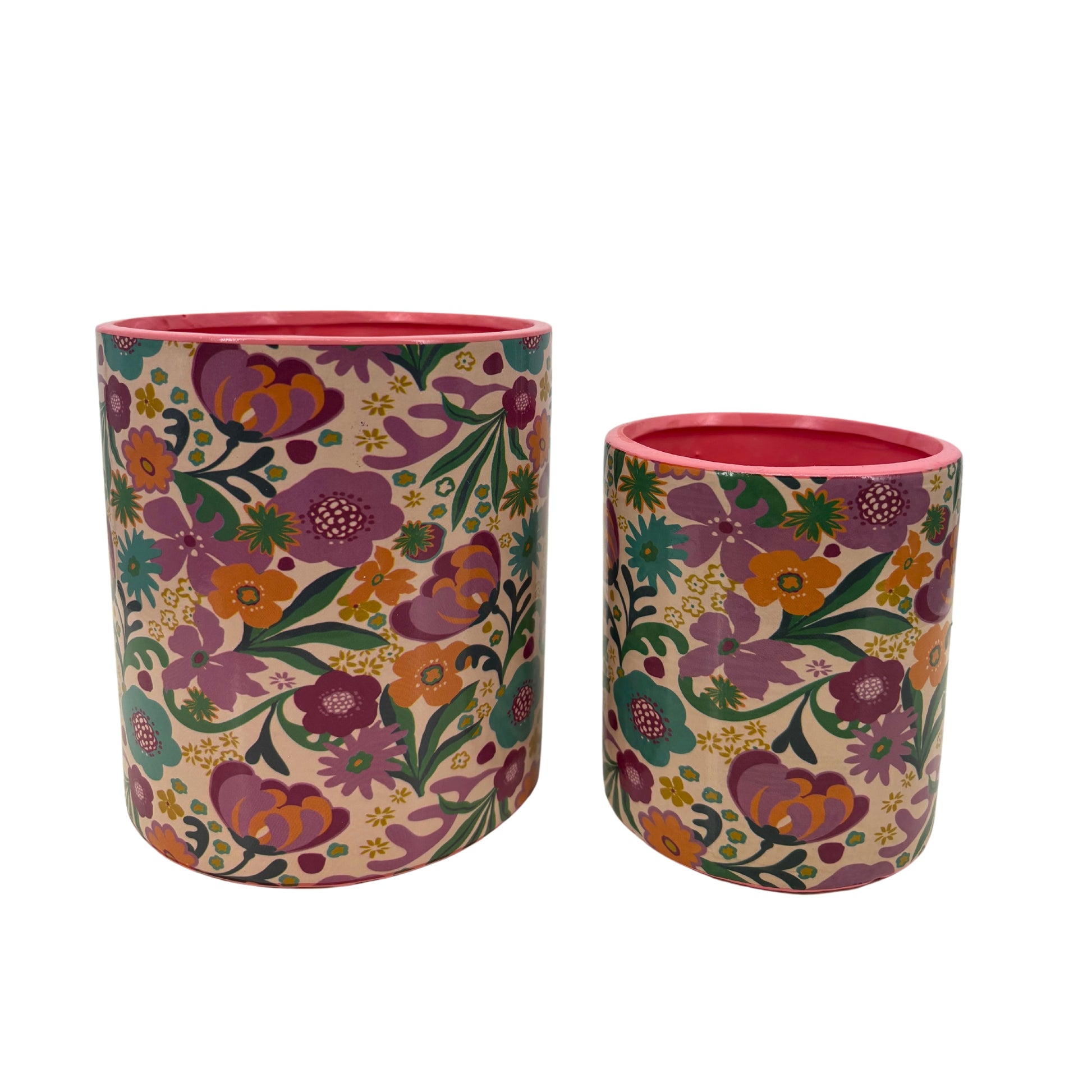 Cache-pots Fleuris Céramique Elsa