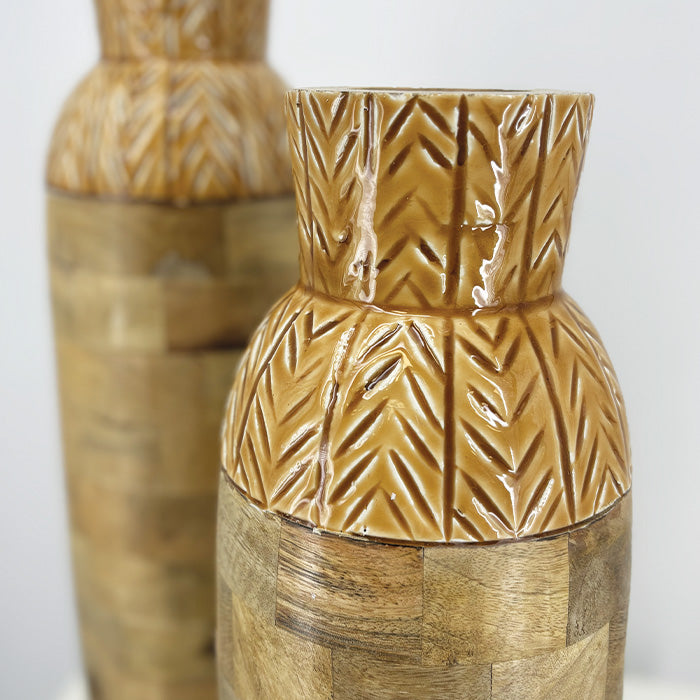 Vase en Bois de Manguier