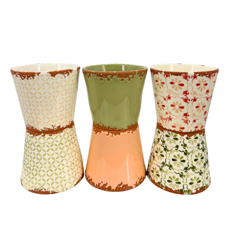 Cache-pots en Terre Cuite décoré a la Main