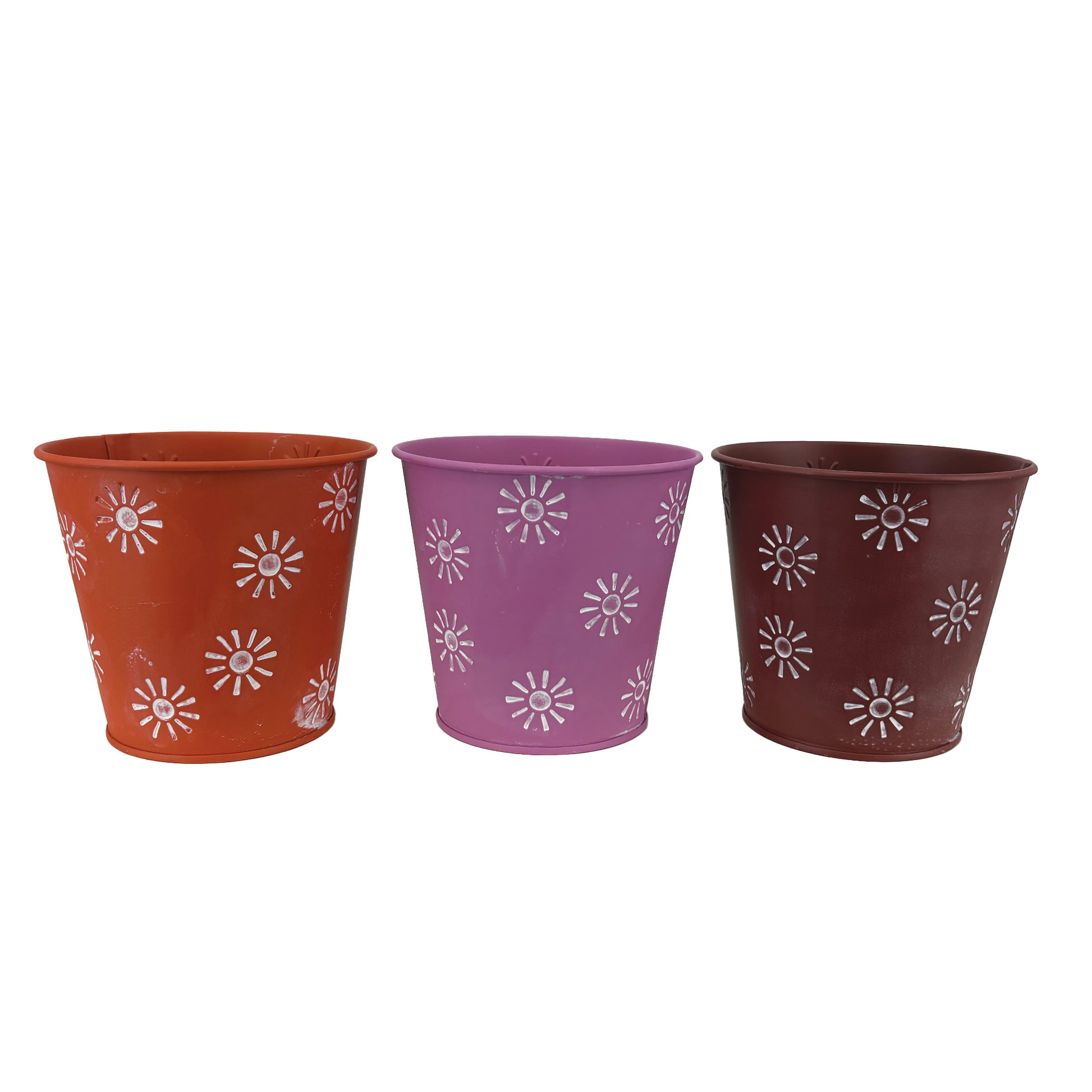 Cache-pots en Zinc Couleurs