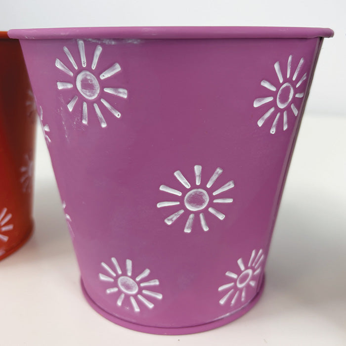 Cache-pots en Zinc Couleurs
