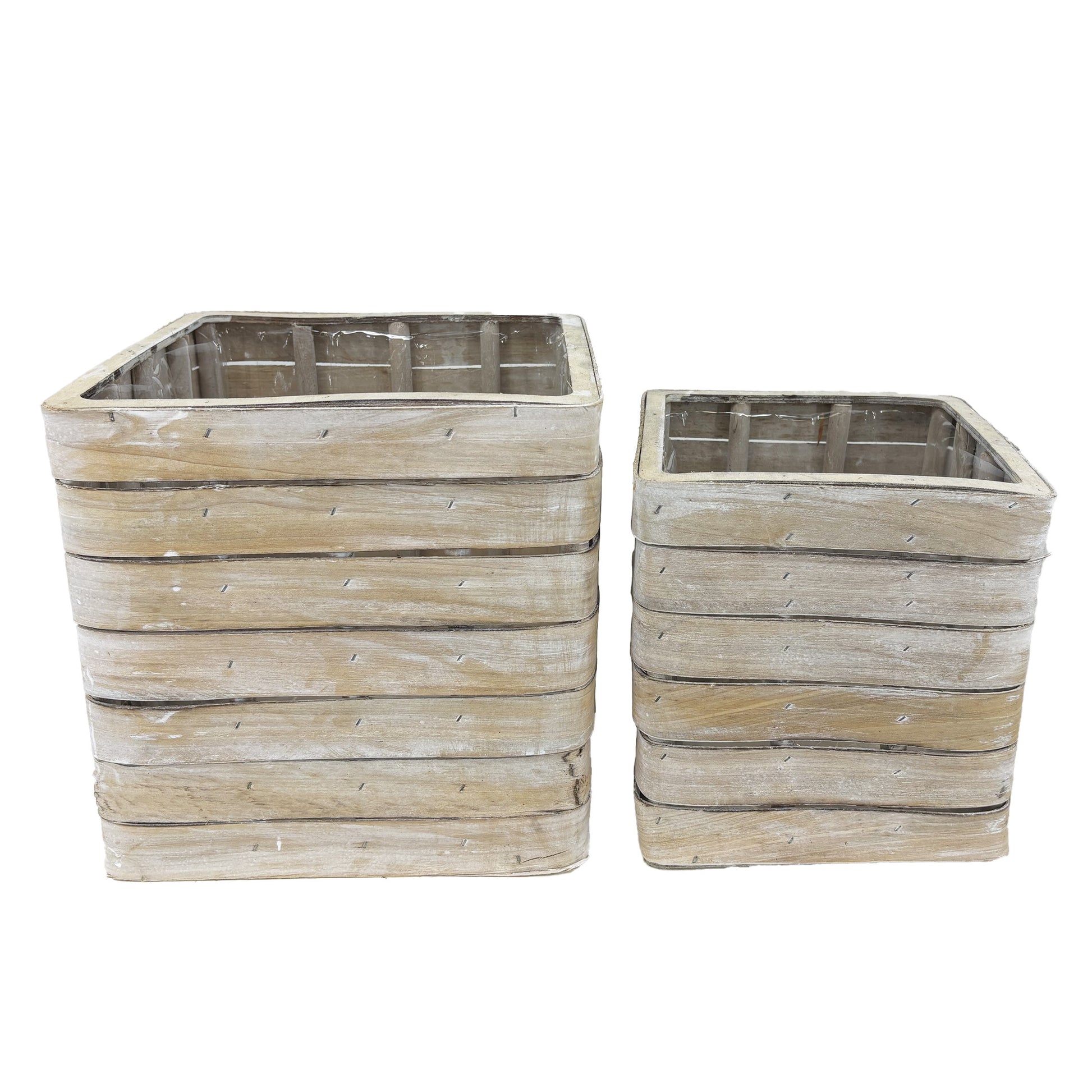 Cache-pots Vannerie Bois
