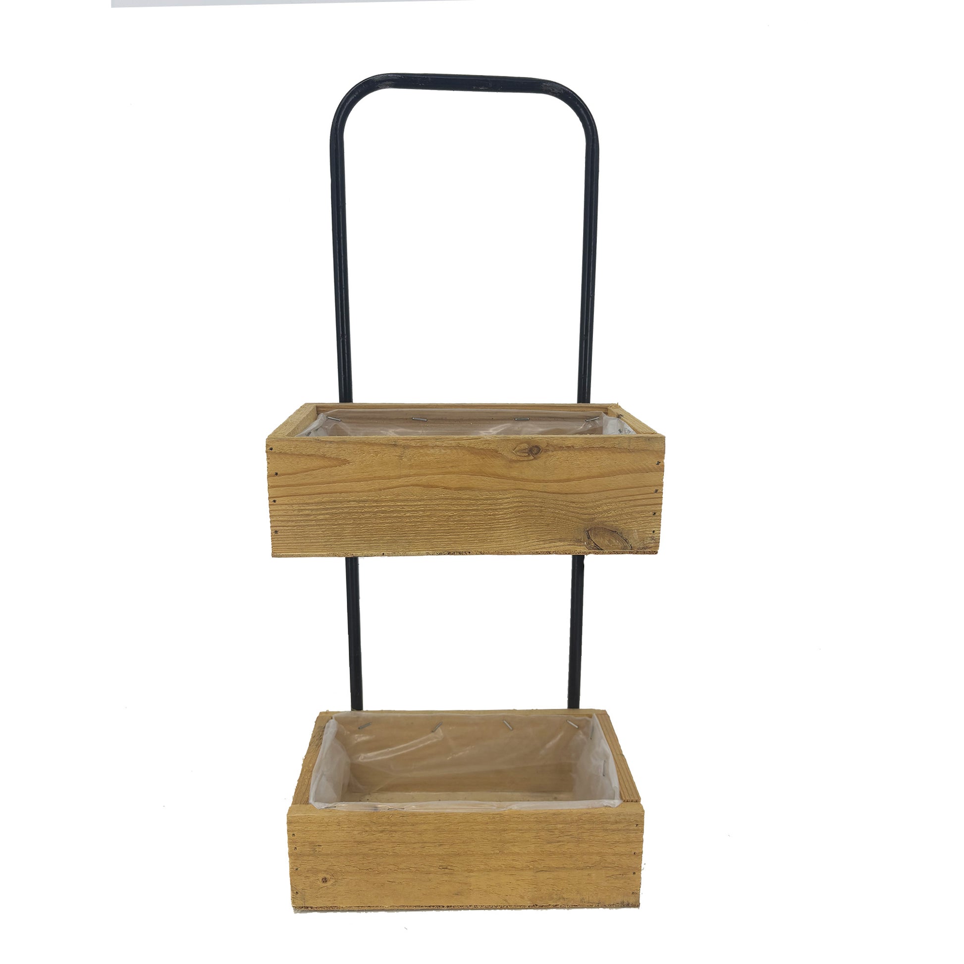 Jardinières en Bois avec Structure Métallique