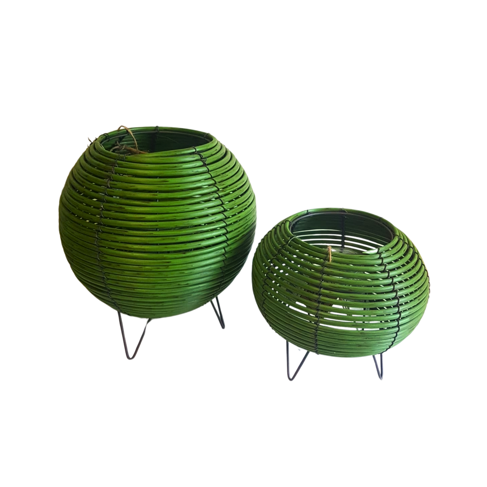 Lanterne verte plastique