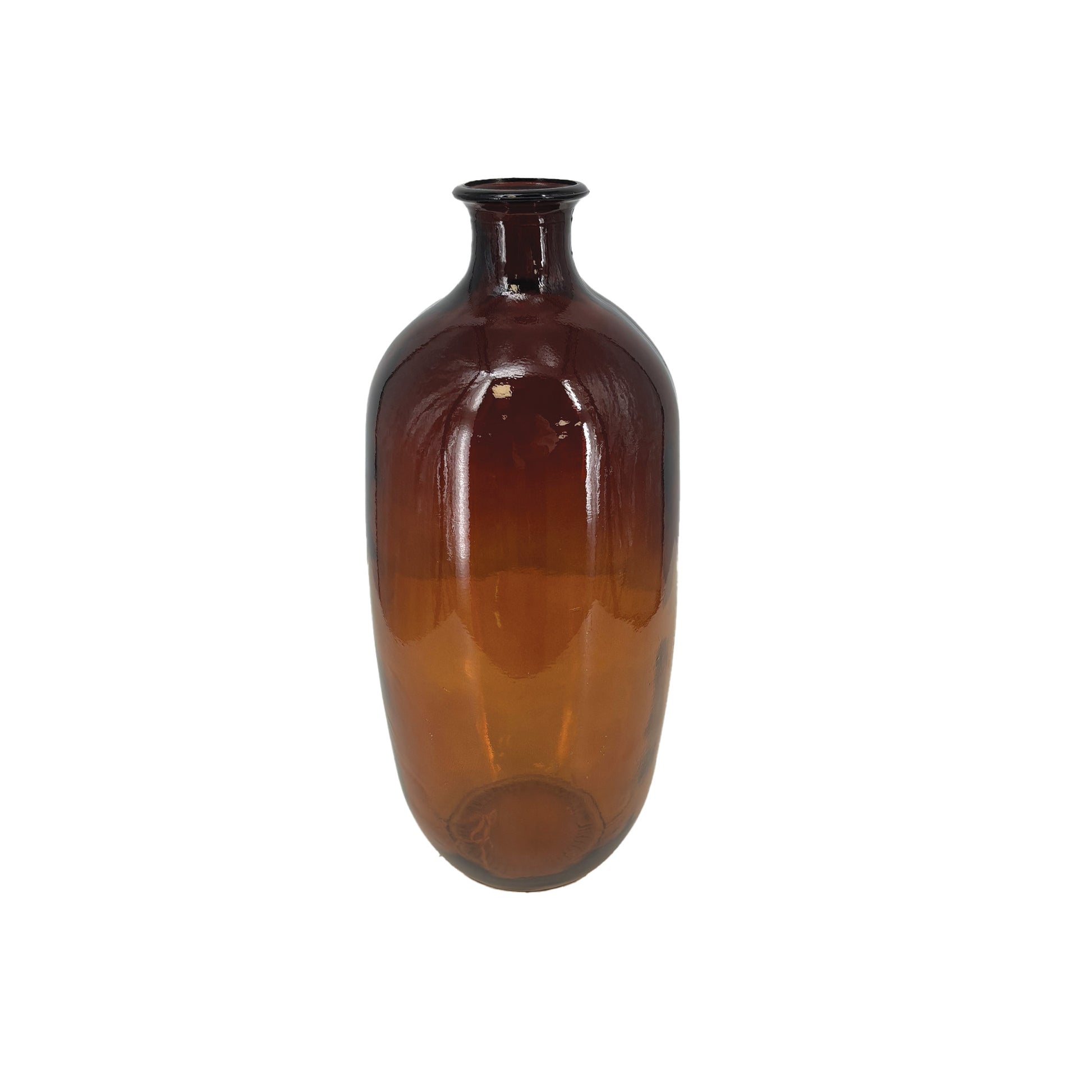 Vases en Verre Rouge Brique