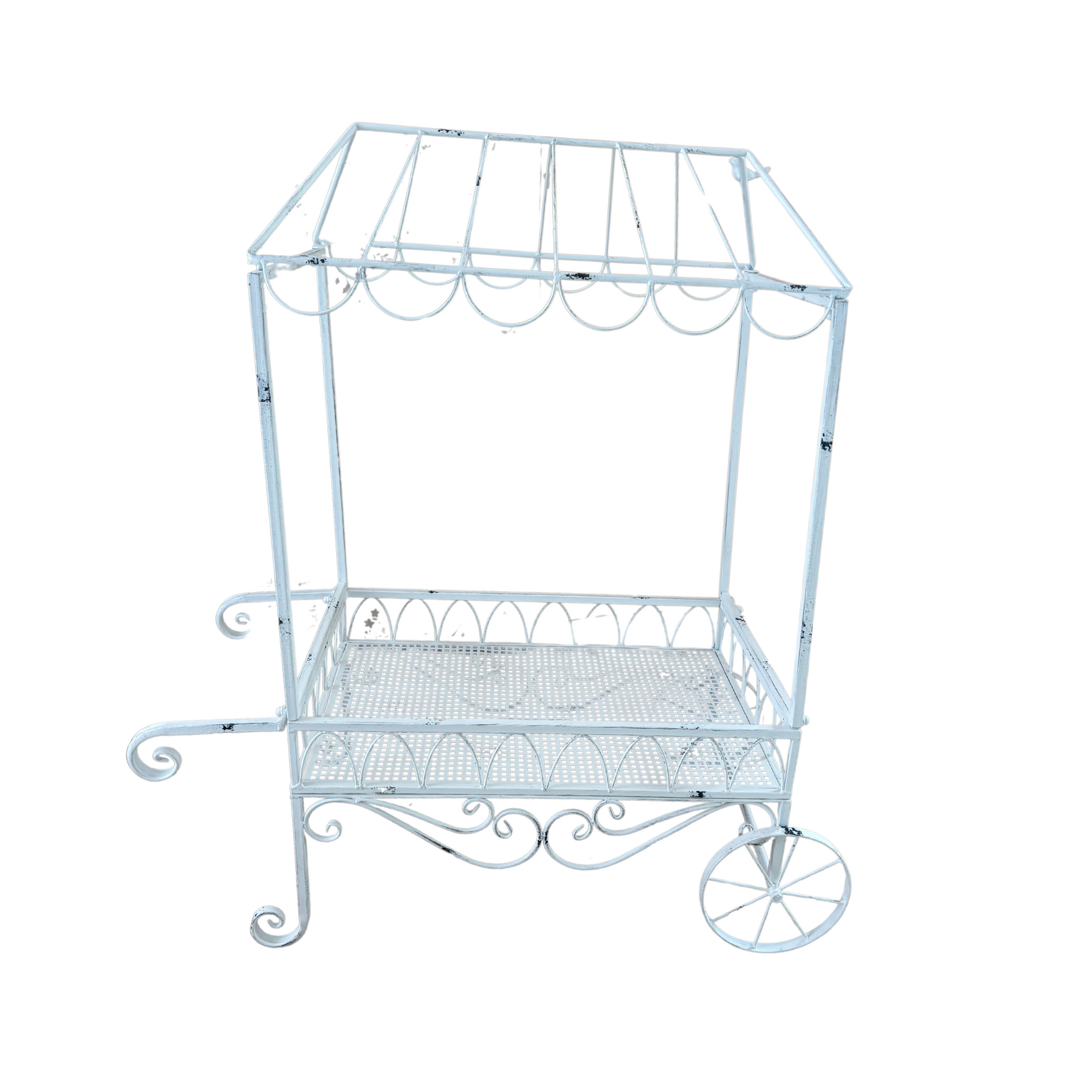 Charrette alu blanc