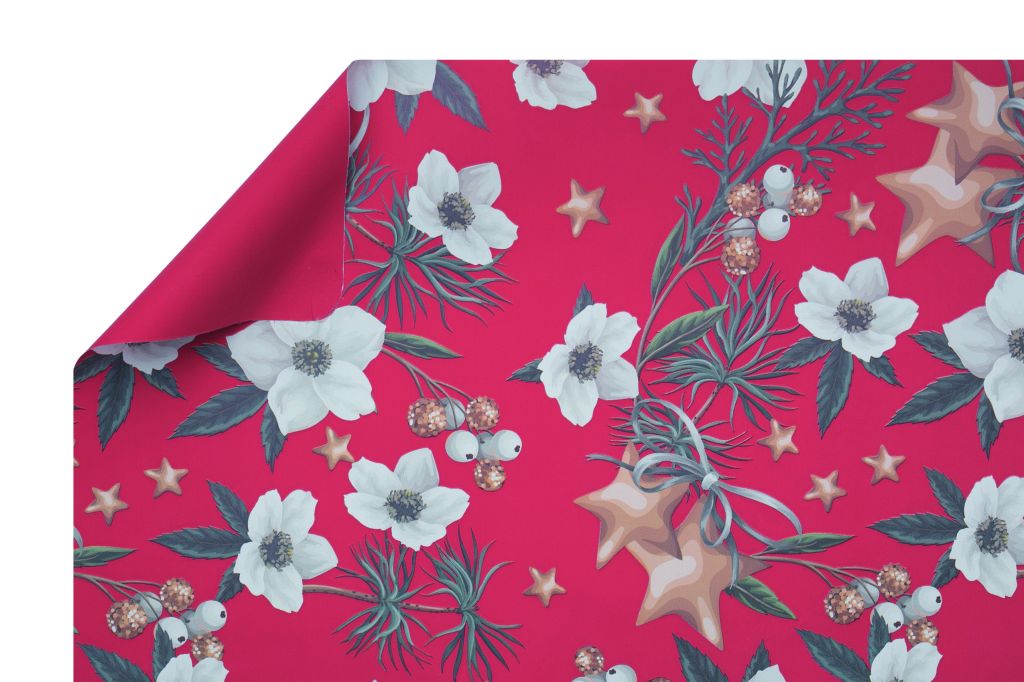 Rouleau perlé WHITE CHRISTMAS - Rouge