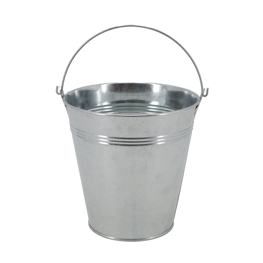 Pot avec anse en zinc