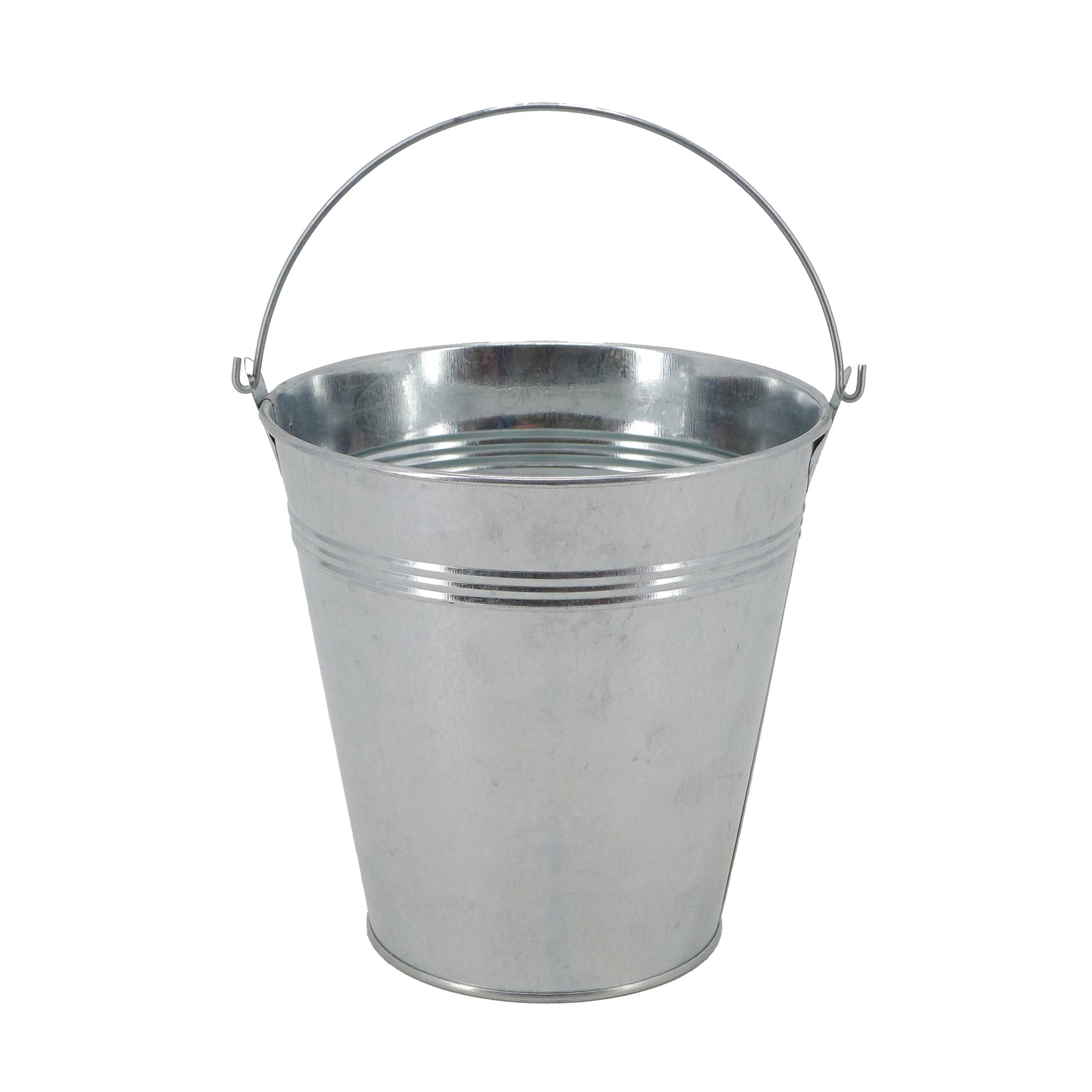Pot avec anse en zinc