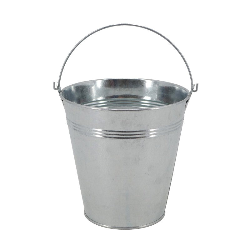 Pot avec anse en zinc